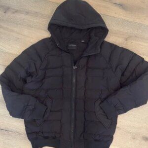 Scotch & Soda Black Puffer Jacket. Size M